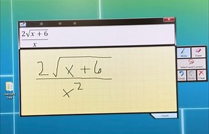 In case you haven’t figured out yet, the Math Input Panel in Windows 10 is extremely helpful