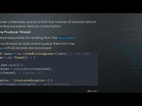 Efficiently Read ResultSet in Parallel Using Quarkus Multi-Threading Techniques