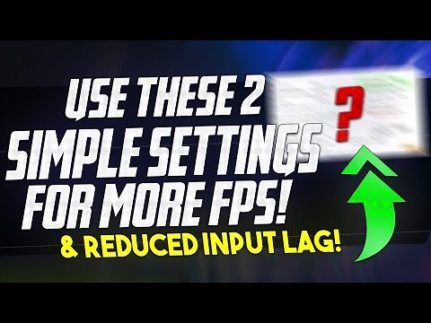 🔧 These 2 Simple settings can improve FPS and REDUCE input latency in MOST GAMES *BEST SETTINGS* ✅