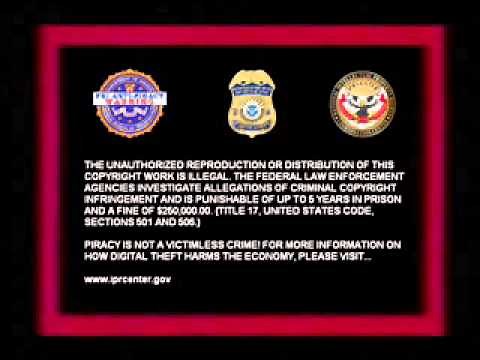 More Upcoming FBI Warning Screens