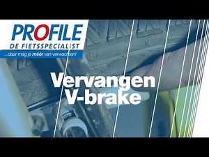 Hoe vervang ik de V-brake remkabel van mijn fiets?