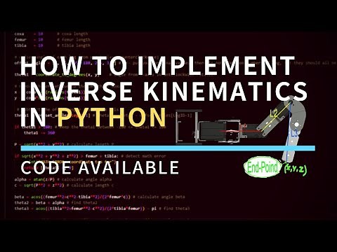 How to Implement Inverse Kinematics for Hexapod Robot in Python