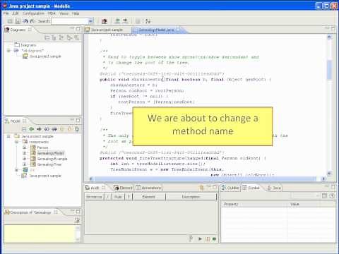 [Modelio] Edit Java code in the tool