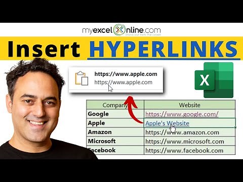 How to Insert a Hyperlink in Microsoft Excel