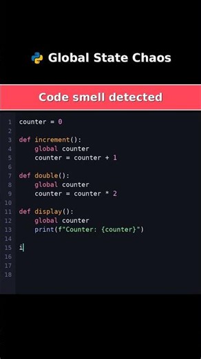 Global State Chaos #globalvariables