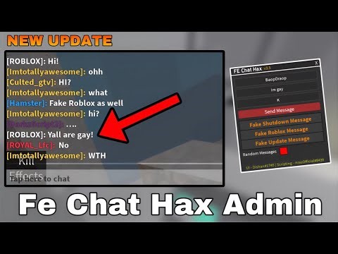 [ FE ] Chat Hax Admin Script | Universal Script Trolling