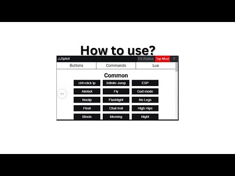 How to USE JJSploit Executer For Roblox Scripting!