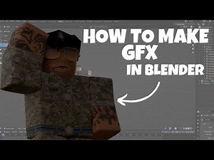 HOW to make ROBLOX GFX in BLENDER! TUTORIAL 2026 / 2025