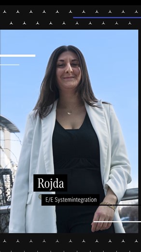 Becoming… a Game Changer. “Hi, I’m Rojda and I manage the release process for the Electric/ Electronic EVA2 platform, a flexible framework for developing and applying various algorithms. I am based at the Electric Software Hub in Sindelfingen, Germany. One of my job highlights is experiencing our future vehicles daily, including test drives, which makes me feel like I am shaping the future of Mercedes-Benz. I feel proud to be part of the third generation in my family working at Mercedes-Benz. My