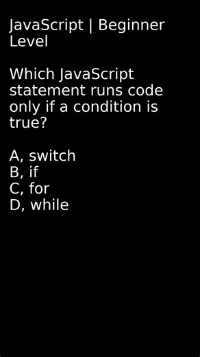What Script Runs Only If a Condition Is True in JavaScript #JavaScriptFaq #DeveloperLife #Programmin