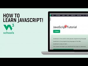 How to learn JavaScript through W3SCHOOLS [easy]