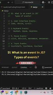 What is an Event in JavaScript? | Types of JS Events Explained!