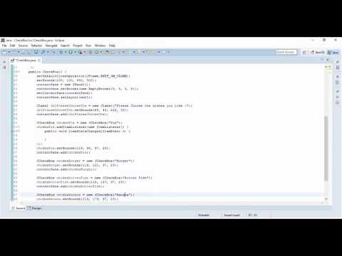 Java Swing Tutorial 8 : JCheckBox with itemListener