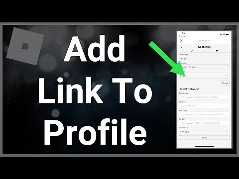 How To Add A Link To Your Roblox Profile