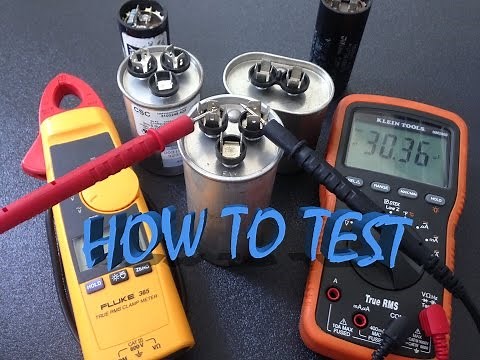 How to test capacitor