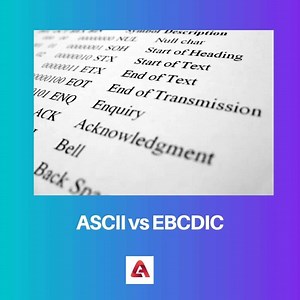 ASCII vs EBCDIC: Difference and Comparison