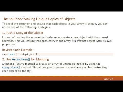 How to Prevent Array Overwriting with push() in JavaScript