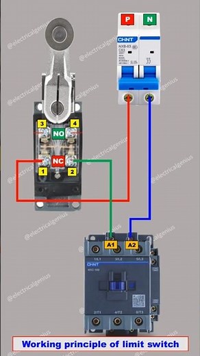 What is a Limit Switch? How Limit Switch Works in a Circuit |Working Principle #limitswitch