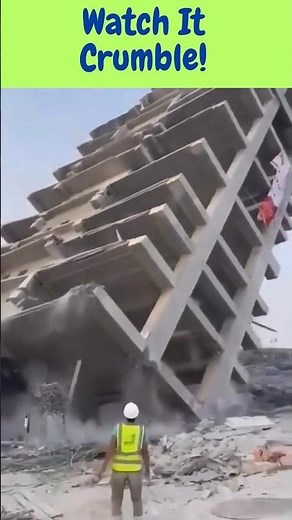 Explosive Building Demolition Watch It Crumble!
