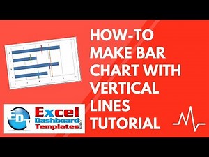 Step-by-Step Horizontal Bar Chart with Vertical Lines Tutorial | Excel Dashboard Templates