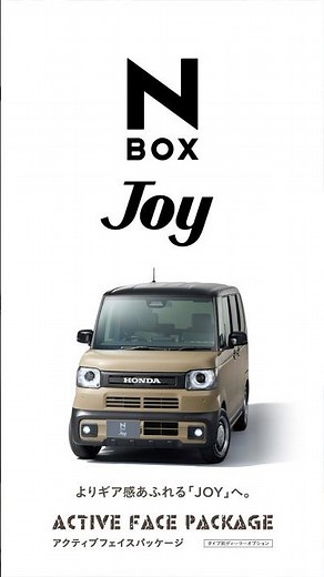 タフなスタイリングのN-BOX JOYでアクティブなカーライフ