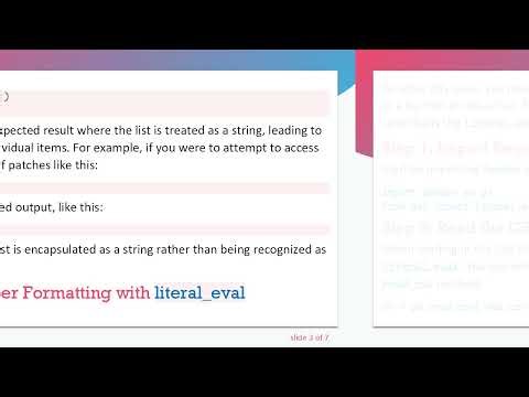 How to Properly Format a CSV File for Use in a Pandas DataFrame