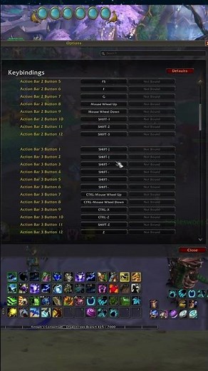 Best Keybinds to use in World of Warcraft - Info