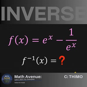 71K views · 779 reactions | INVERSE FUNCTION #math #maths | Math Avenue : Learn Math By Examples | Facebook