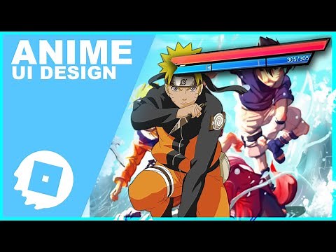 ROBLOX UI TUTORIAL: Anime Game | Roblox Visuals