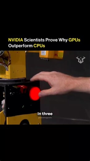 Entrepreneurship | Business | Finance on Instagram: "The Mythbusters demonstrated the power of parallel processing with a striking experiment at an NVIDIA event. They showcased how GPUs handle multiple tasks simultaneously, contrasting with the linear processing of CPUs. This highlights why GPUs are essential for tasks like AI, gaming, and real-time video processing. This experiment underscores the advantage of parallel computing in handling complex data at high speeds. As industries grow more d