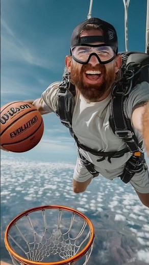 WORLD’S HIGHEST DUNK 😱🏀