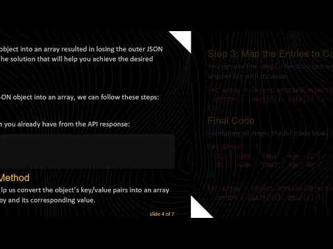 How to Convert a JSON Object into a JSON Array in JavaScript
