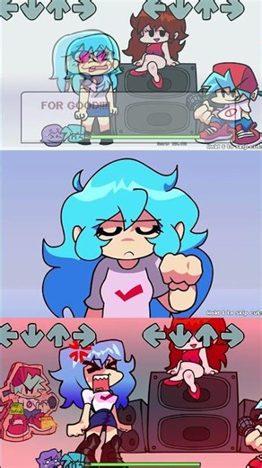 FNF: Vs Sky [Redux] // Sky's superpower in different versions #shortvideo #shorts #short