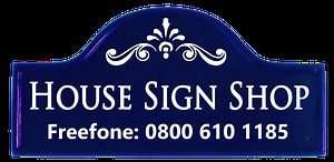 Rustic Cottage House Signs UK - Outdoor Reflective Plaques
