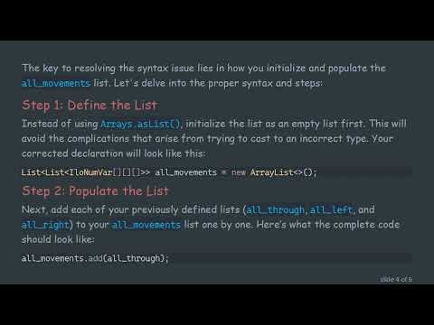 Understanding the Java Syntax for Creating a List of Arrays