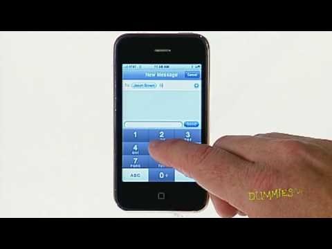 How to Send and Receive Text Messages on Your iPhone For Dummies