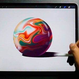 1.4M views · 10K reactions | Marble illustration made with digital art. Featuring Smitesh Mistry of @design_with_smit on Instagram. Music is "Something Good" by Velveteen. | Art Inspirations | Facebook