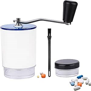 Amazon.com: ROLMZJX Pill Crusher, Pill Crusher fine Powder, Pill Crusher for Pets, Pill Grinder for Feeding Tube, Kids, Pets and Arthritis（ with 2 Pill Box） : Health & Household