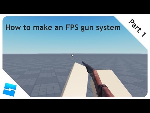 How add a gun system to my fps arms model in Roblox Studio. - Part 1: Attaching a gun model.