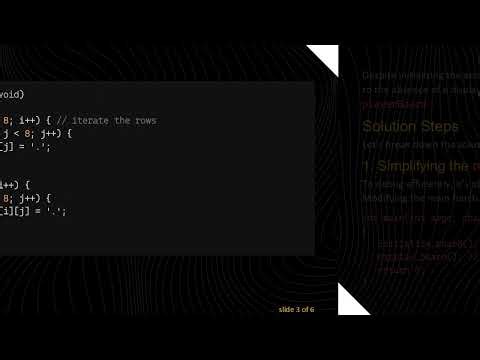 How to Print a 2D Array with Dots Inside Them in C