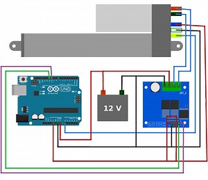 Potentiometer Feedback from a Linear Actuator With Video