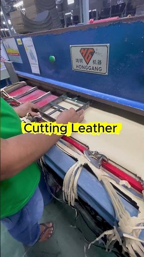 How Does This Machine Cut Leather So Fast?
