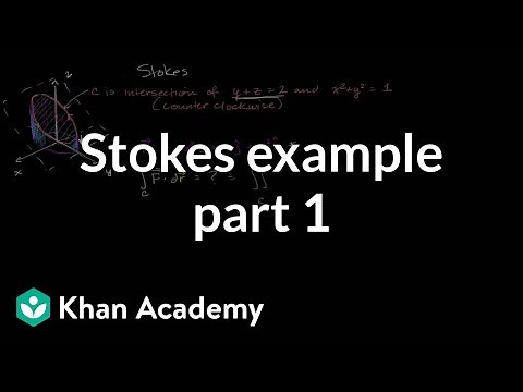 Stokes example part 1 | Multivariable Calculus | Khan Academy