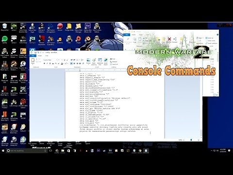 How To Enable Console Commands on Modern Warfare 2 [2018]