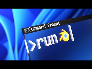 Running Blender from the Command Line on Windows