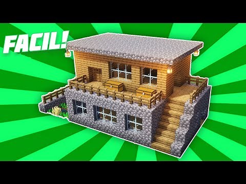 ✔ Como hacer una CASA SURVIVAL BASICA en Minecraft (RAPIDO Y FACIL)