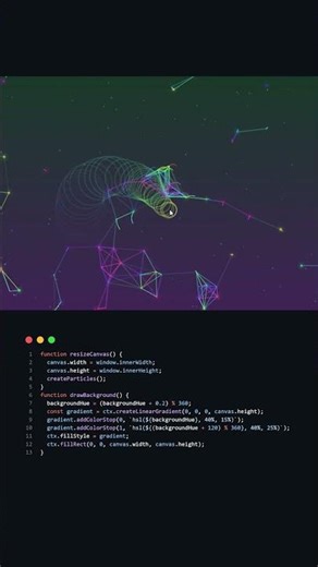 Particle Animation Using JavaScript!