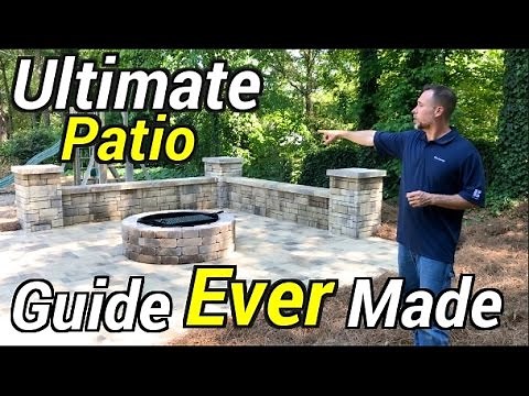 How to Build a Patio - Ultimate DIY Installation Guide (EVER MADE) for patio, driveway or decks
