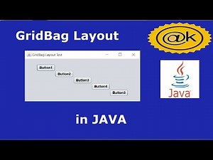 How to set grid bag layout in java