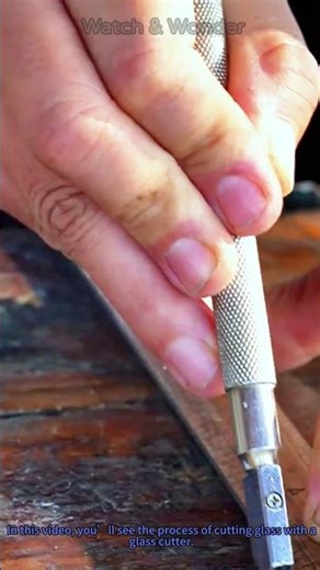How to Cut Glass With a Glass Cutter | DIY Tutorial for Beginners